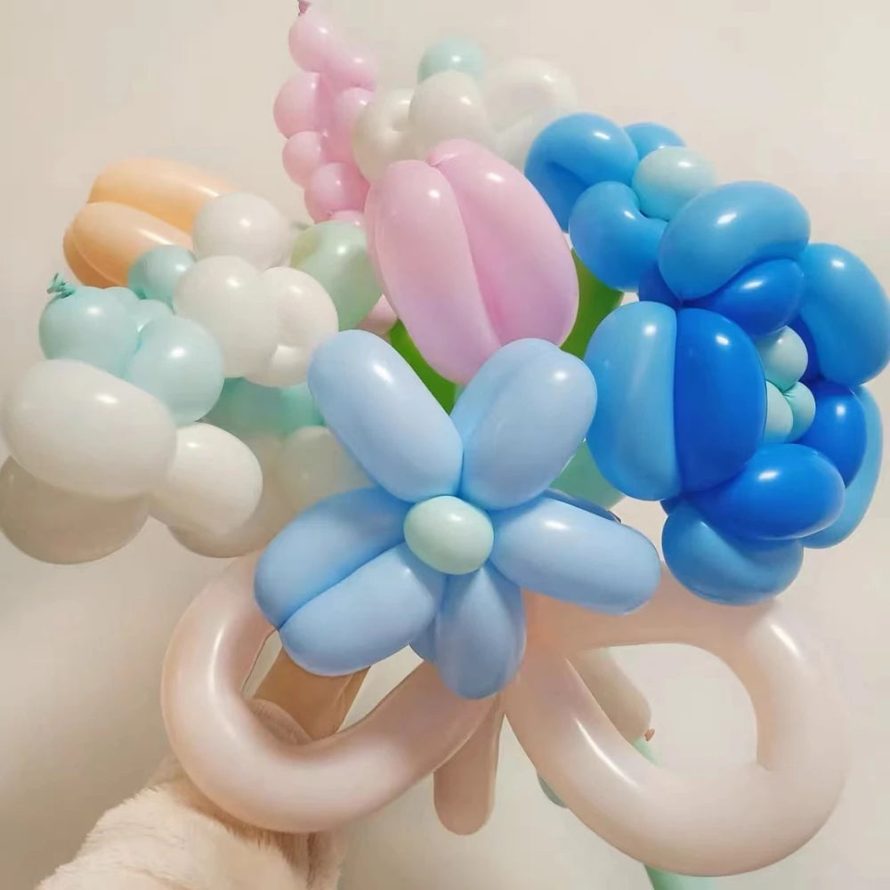 10Pcs Long latex balloons can be used as styling balloons, magic balloons, woven balloons, daily festival decoration props