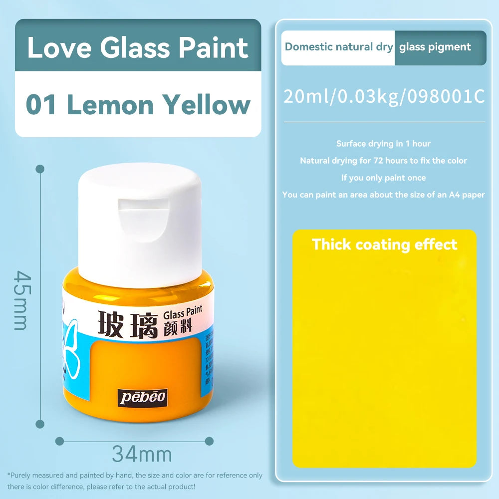 Creative 20ml Acrylic Paints Rich Color Waterproof Glass Pigments Tube For Painting Supplies Artist Drawing Art DIY Crafts