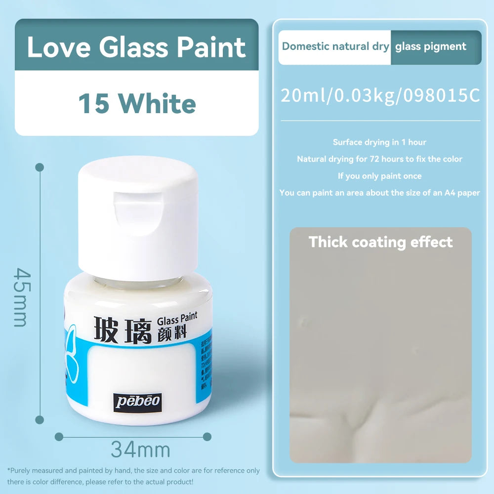 Creative 20ml Acrylic Paints Rich Color Waterproof Glass Pigments Tube For Painting Supplies Artist Drawing Art DIY Crafts