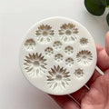 1pc Flower Silicone Candle Mold Daisy Aromatherapy Soap Mold DIY Earring Pendants Making Clay Craft Moulds Handmade Candle Mold