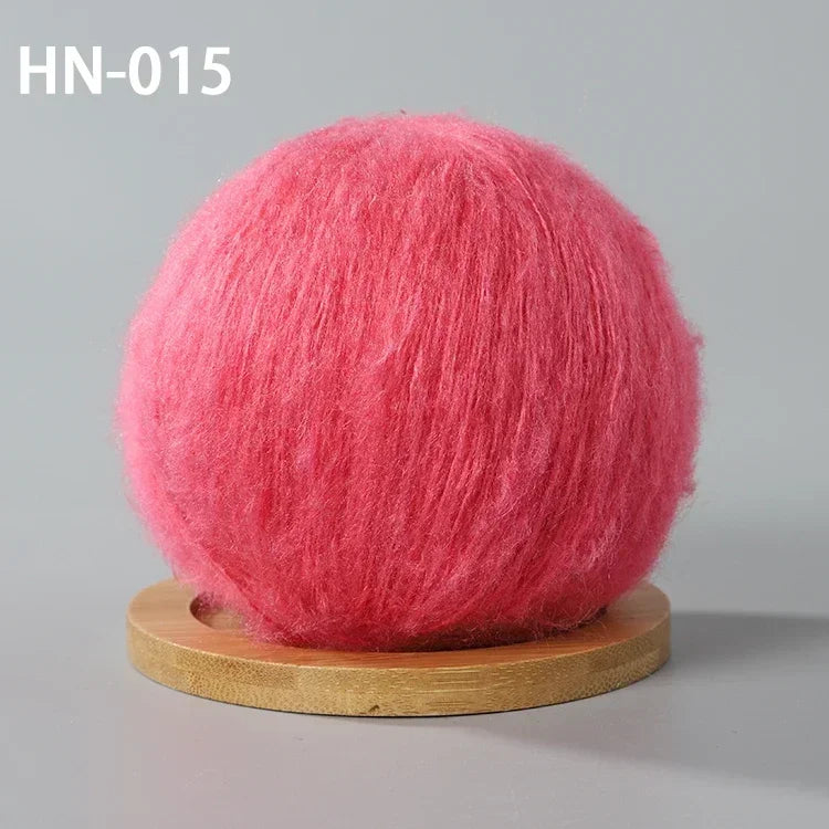 250g Crochet Mohair Yarn For Knitting Sweater Shawl Skin-Friendly Baby Wool Lace Thread ilos para tejer dedelgado Yarns 5pcs