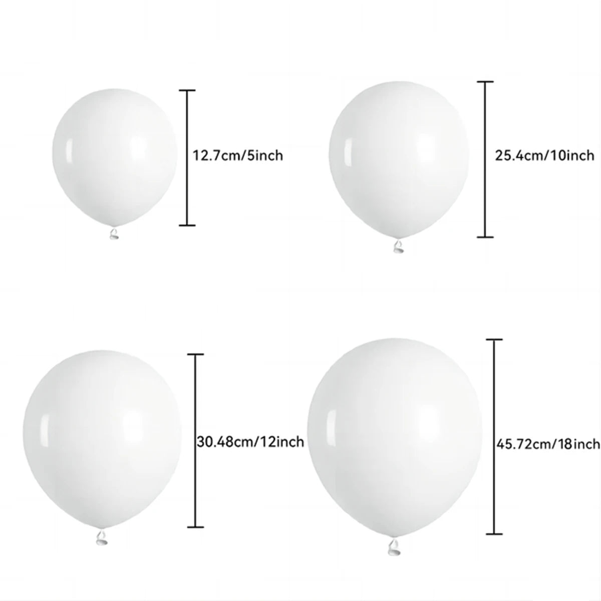 Balloons are used to dress up wedding, gender reveal, Thanksgiving, holiday party bridal shower, birthday party decorations