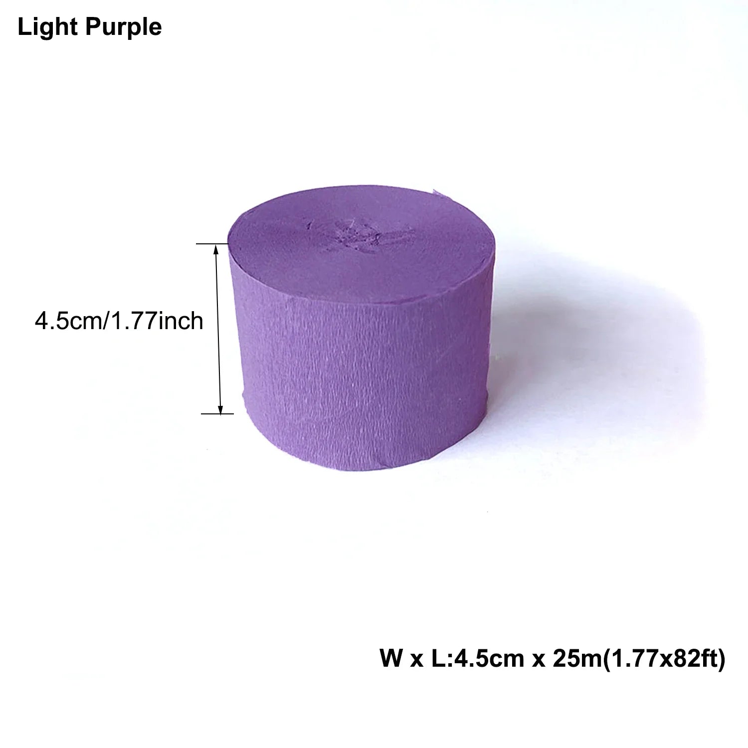 1pcs 4.5cmx25m Colored Crepe Paper Roll Origami Crinkled Crepe Paper Craft DIY Flowers Decoration Gift Wrapping Paper Craft