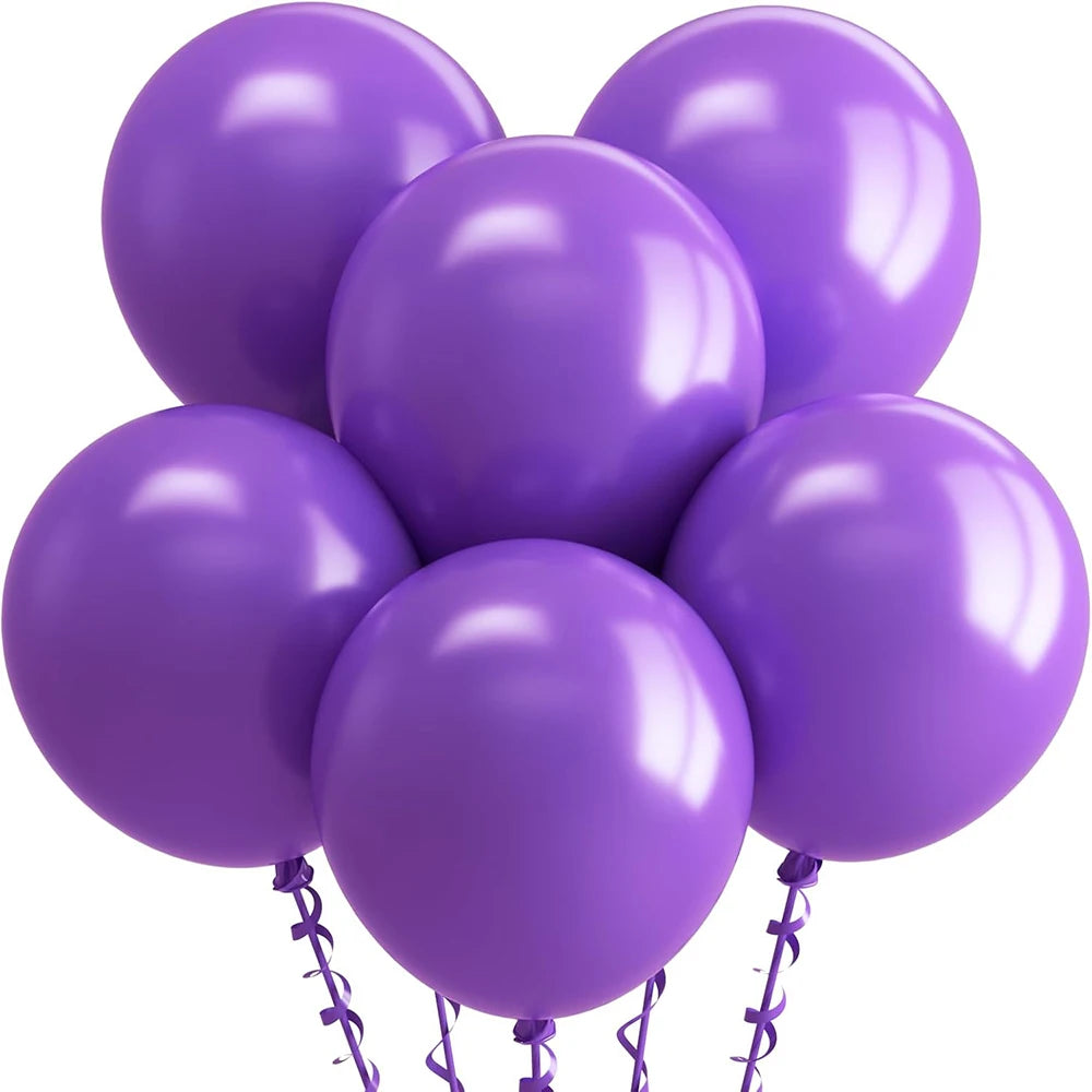 10/12/18inch Yellow Latex Balloon Red Blue Purple Rainbow Latex Balloons Baby Birthday Bridal Shower Wedding Party Decorations