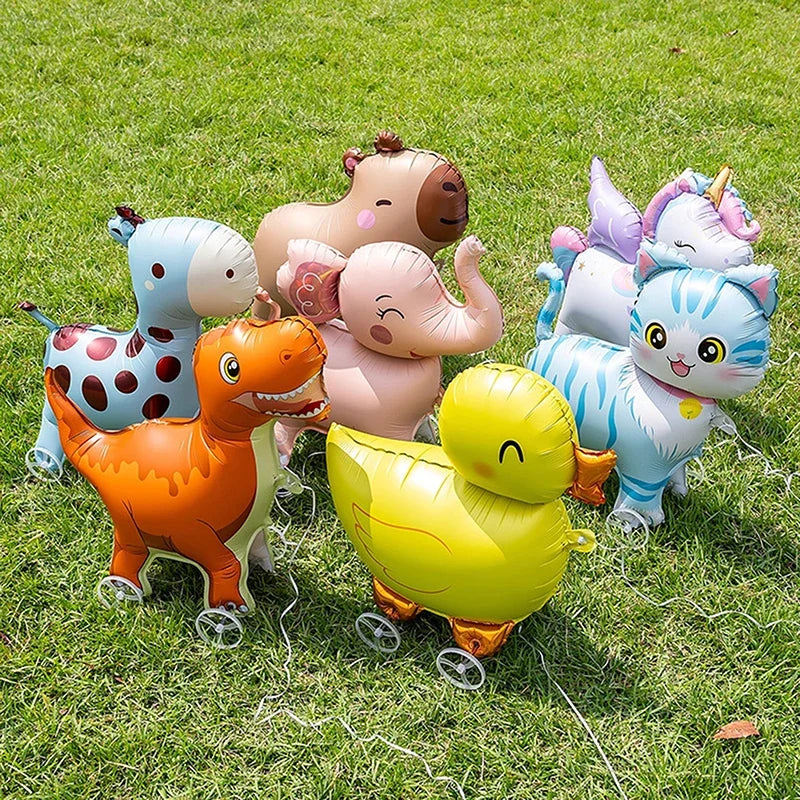 Stand Walking 4D Elephant Balloons for Baby Shower Decorations