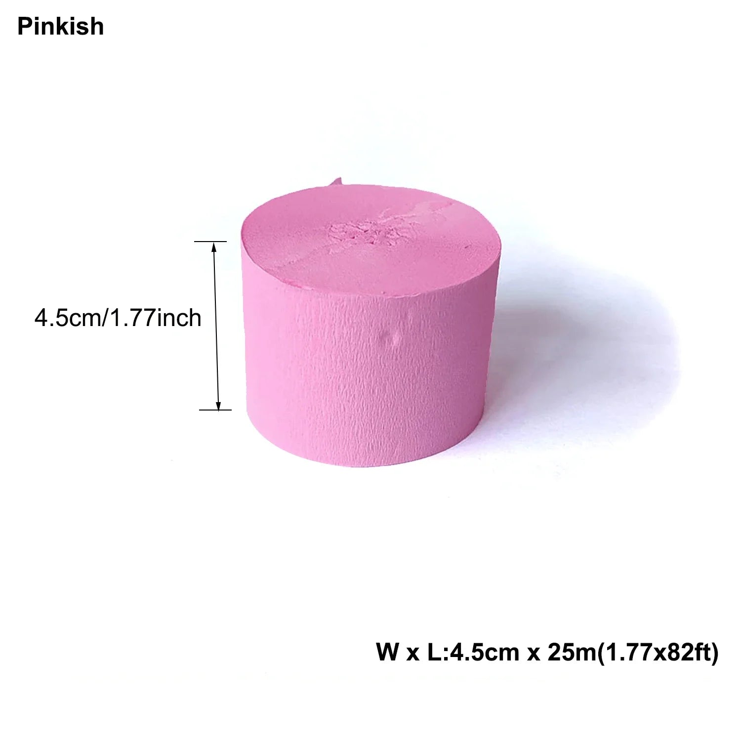 1pcs 4.5cmx25m Colored Crepe Paper Roll Origami Crinkled Crepe Paper Craft DIY Flowers Decoration Gift Wrapping Paper Craft