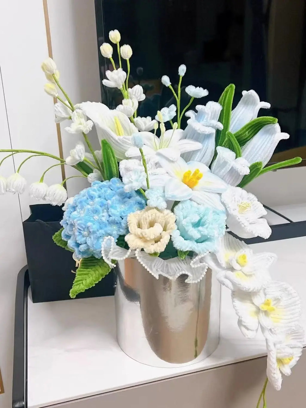 100pcs Colorful Chenille Stems Stick Toys DIY Strips for Simulation Flowers Christmas Tree Handmade Kids Educational Toys DIY