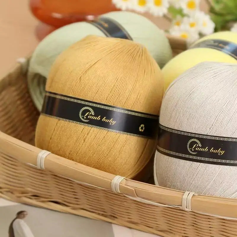 1 Piece of 150g Fine Silk Cotton Yarn for Summer, Soft Solid Color Silk Cotton Yarn, Suitable for Crochet, Knitting, Handicrafts, T-Shirts, Shawls, Scarves, and Accessories
