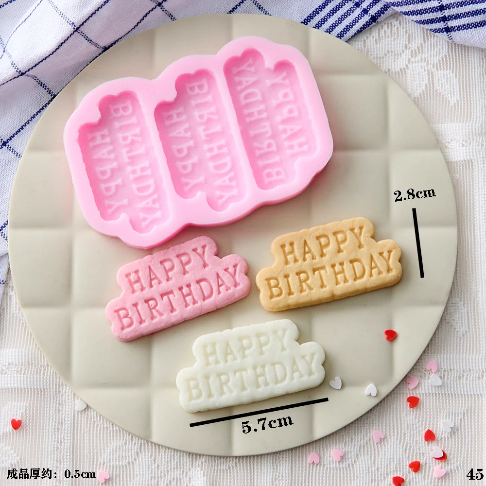 VERIDIAN Waffle Biscuit Silicone Molds Bunny Bear Chocolate Fondant Cake Mold Baking Accessories Cake Decoration Accessories