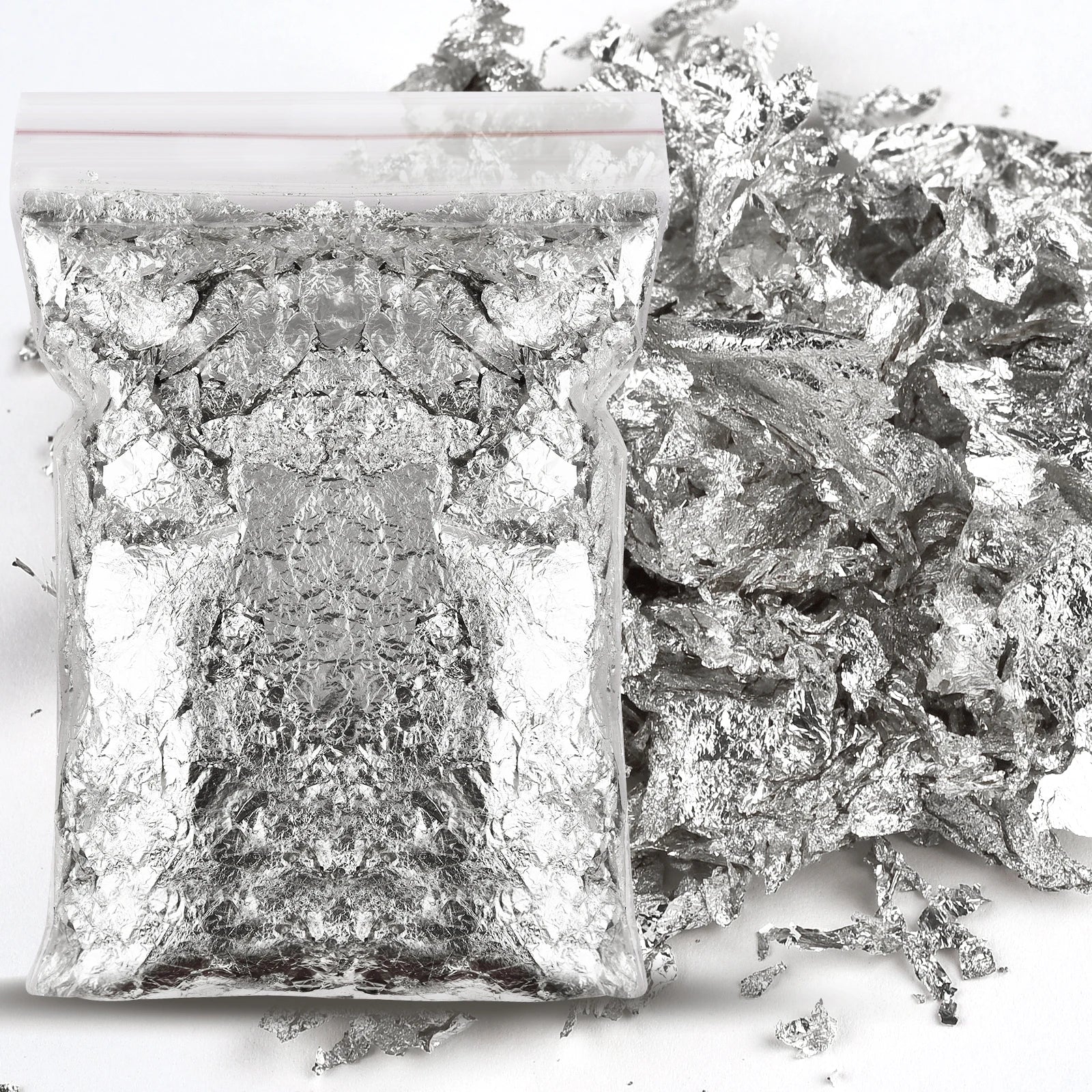 1/2/3/5/10g Imitation Gold Sliver Copper Foil Sequins Glitter Craft Leaf Flake Sheet Shiny Foil Paper Gilding DIY Nail Art Decor