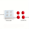 1One Strawberry-Shaped Silicone Mold-3DAromatherapy Candle Wax Mold，DIYBerry Shaped Candle and Soap，Durable、Flexible、Materials T