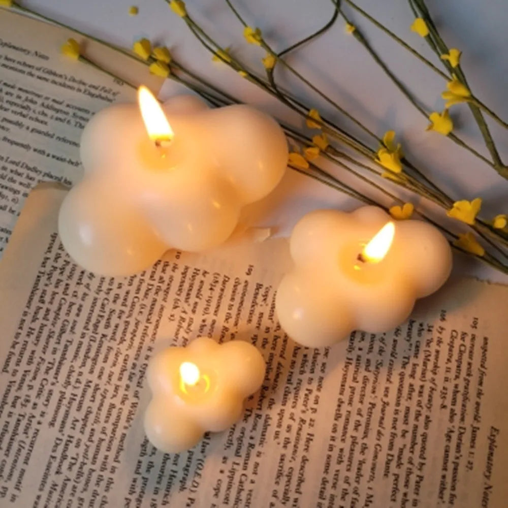 Cloud Candle Mold Silicone Mold Cute Jewelry Soap Making Mold Handmade Jewelry Making Tool DIY Soap Mold Candle Making Supplies