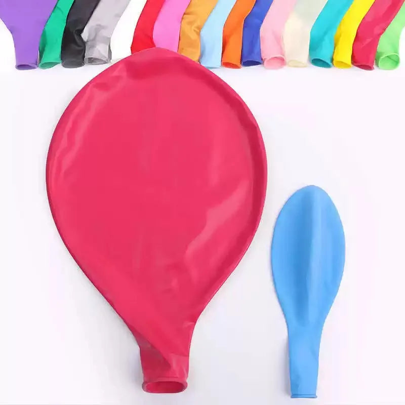 36 inch flat latex balloon, large balloon that can take off, oversized circular birthday party decoration balloon