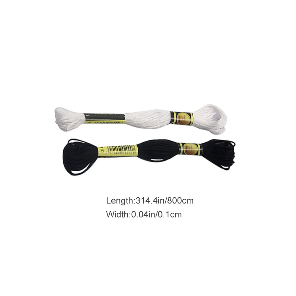 24Pcs Embroidery Thread Perfect for Embroidery Sewing Craft Quilting Cross Stitch Daily Use Portable Sewing Supply Cuttable