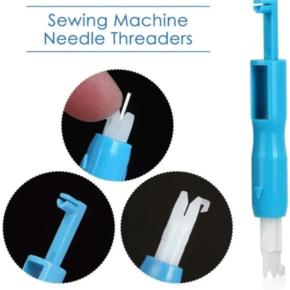 Automatic Needle Threader DIY Tool Home Hand Quick Sewing Machine Device Thread Auto Needle Cross Stitch Sewing Accessories