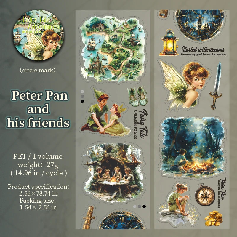 JIANQI 65mm*2m Aesthetic Stationery Stickers Washi Tapes Scrapbooking Supplies DIY stationery Journaling Masking tape