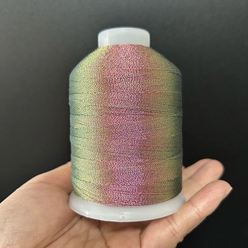 Sanbest Super Chameleon RainbowTatting Thread Weaving Thread Handmade DIY 3 6 9 Strands Bracelet String Stitch Tatting Yarns