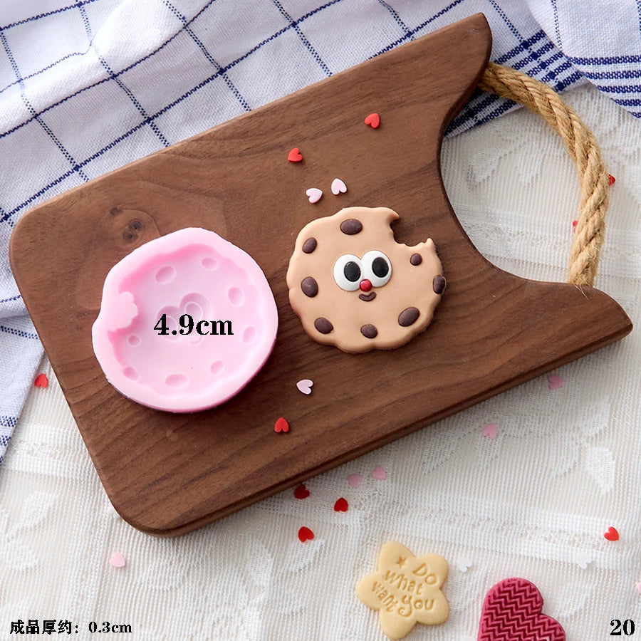 VERIDIAN Waffle Biscuit Silicone Molds Bunny Bear Chocolate Fondant Cake Mold Baking Accessories Cake Decoration Accessories