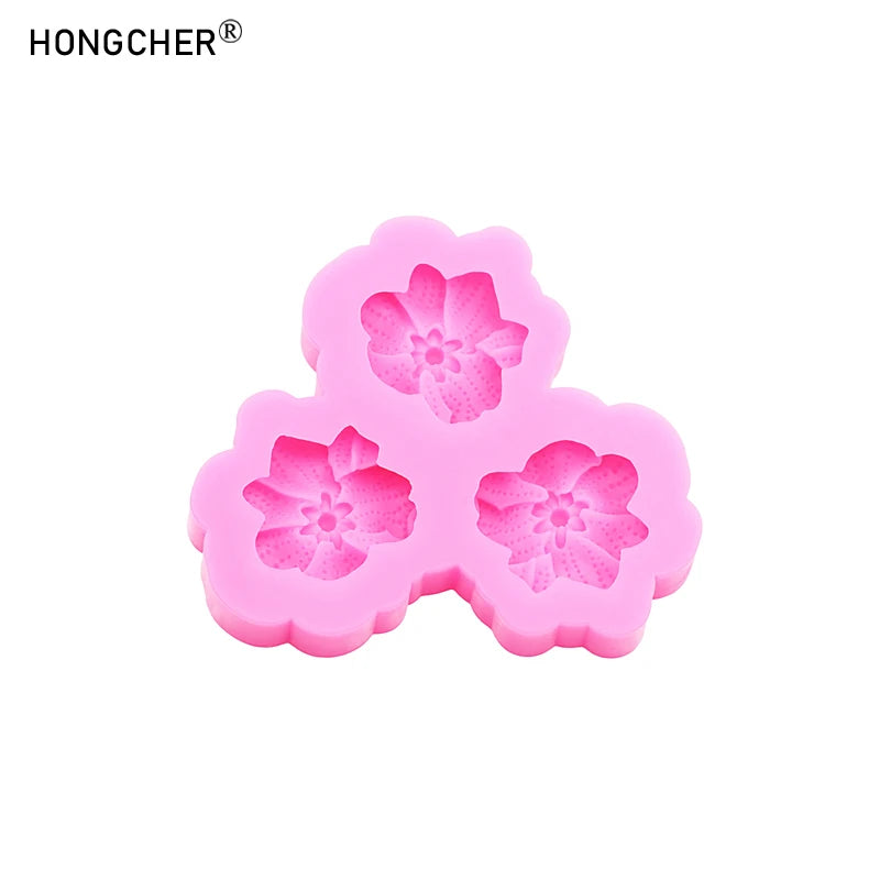Peony and Rose Silicone Molds Ideal for phone case decoration, resin jewelry, DIY handmade chocolate, fondant cakes, and baking