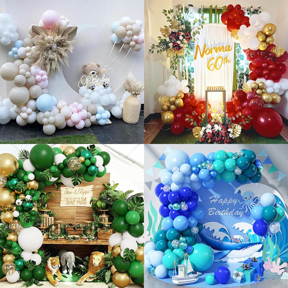 5/10/12inch 10/20/30pcs Baby Blue Latex Balloons Red Green White Sand Wedding Decoration Globos Baby Shower Birthday Party Decor