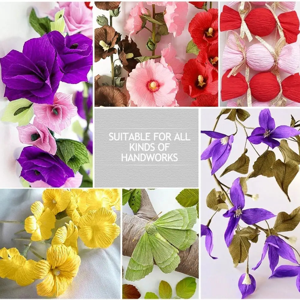 Streamer Roll Crinkled Papers Crepe Paper Scrapbooking Wedding Ceremony Decoration Birthday Party Handmade Craft