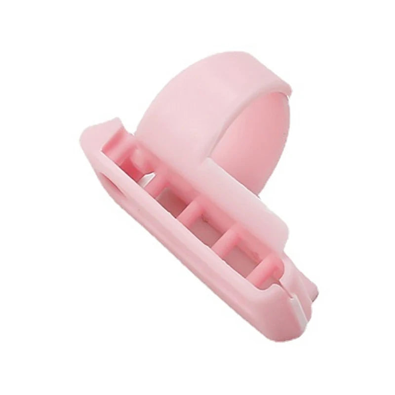 1pcs Yarn Guide Finger Holders Knitting Thimble Loop Crochet Ring Crafts Sewing Accessories Tool DIY Wear Thread Ring Helper