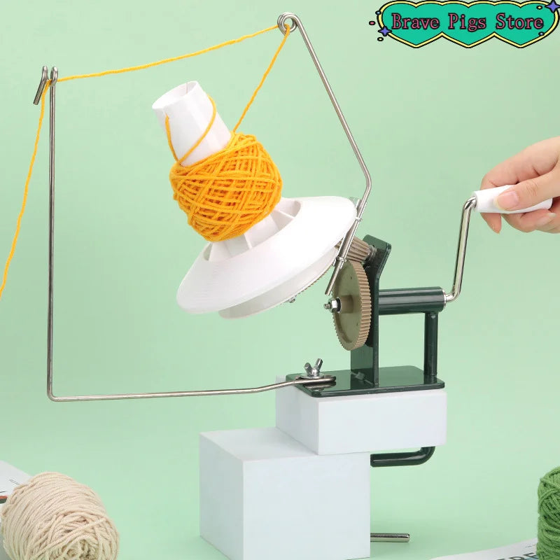 Hand Operated Yarn Winder Fiber Wool String Ball Thread Winder Machine For DIY Sewing Crocheting Making Craft Tools
