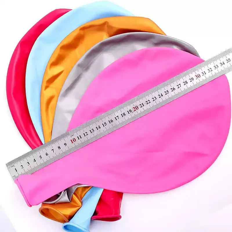 36 inch flat latex balloon, large balloon that can take off, oversized circular birthday party decoration balloon