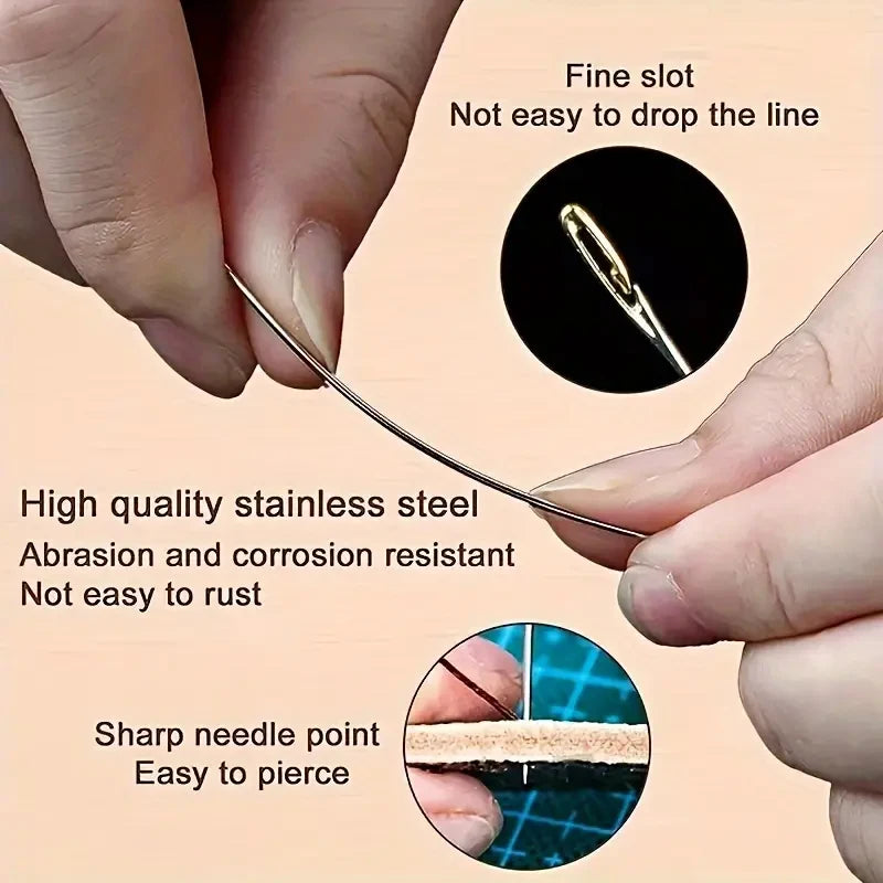 Stainless Steel Sewing Needles 30pcs  DIY Needle Threader Home Sewing Needle Threader Threading Aids