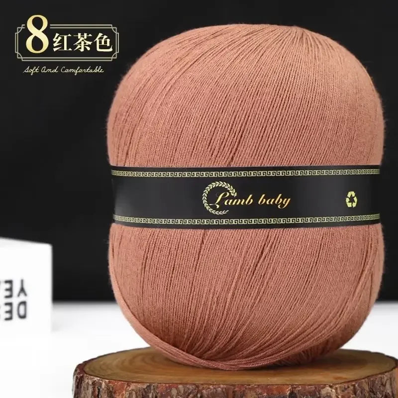 150G Colorful Fine Cotton Yarn for Hand Knitting Silk Cotton Yarn for DIY Light weight Sweater Knitting yarn wholesale
