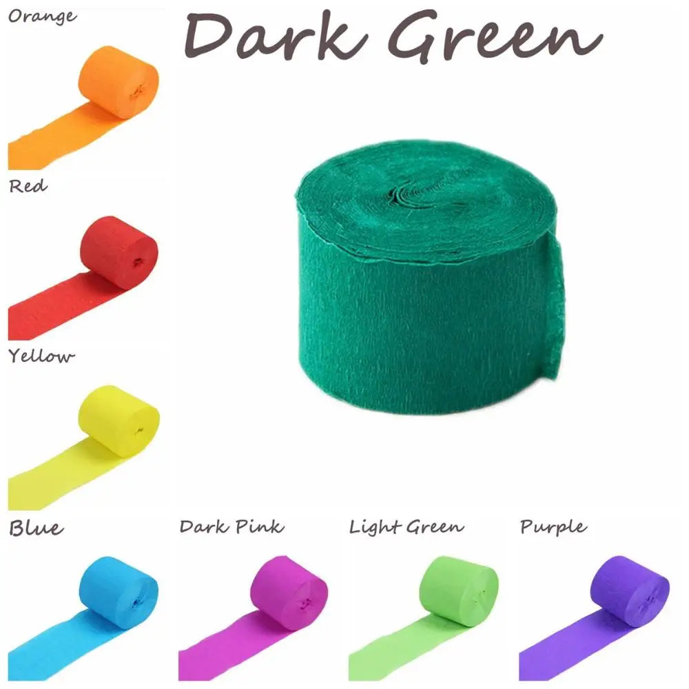 Streamer Roll Crinkled Papers Crepe Paper Scrapbooking Wedding Ceremony Decoration Birthday Party Handmade Craft