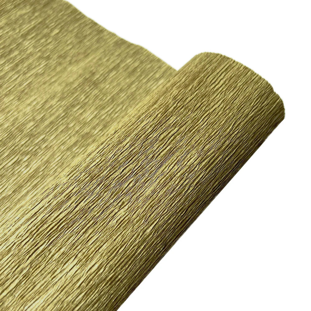 250*25cm(8ft x9.8") Colored Crepe Paper Roll Origami Crinkled Crepe Paper Craft DIY Flowers Decoration Gift Wrapping Paper Craft