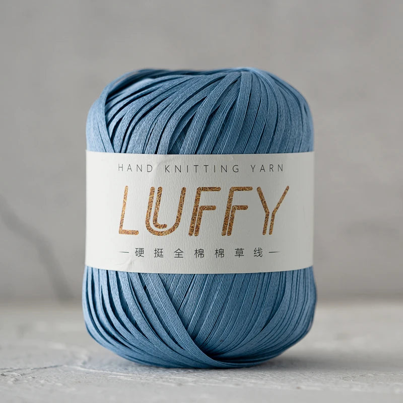 100M/roll Lafite Raffia Flat Yarn Plant Grass CottonThread DIY Handmade Knitting Crochet Bag Straw Hat Craft Material