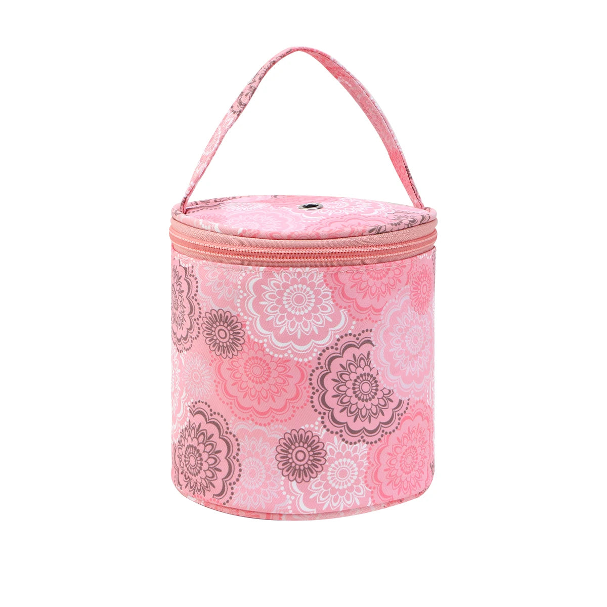Portable Round Yarn Storage Bags Knitting Wool Yarn Bags Organizer Waterproof Crochet Hooks Bag for Sewing Accessories Tools
