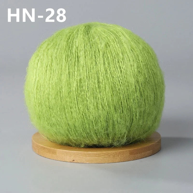 250g Crochet Mohair Yarn For Knitting Sweater Shawl Skin-Friendly Baby Wool Lace Thread ilos para tejer dedelgado Yarns 5pcs