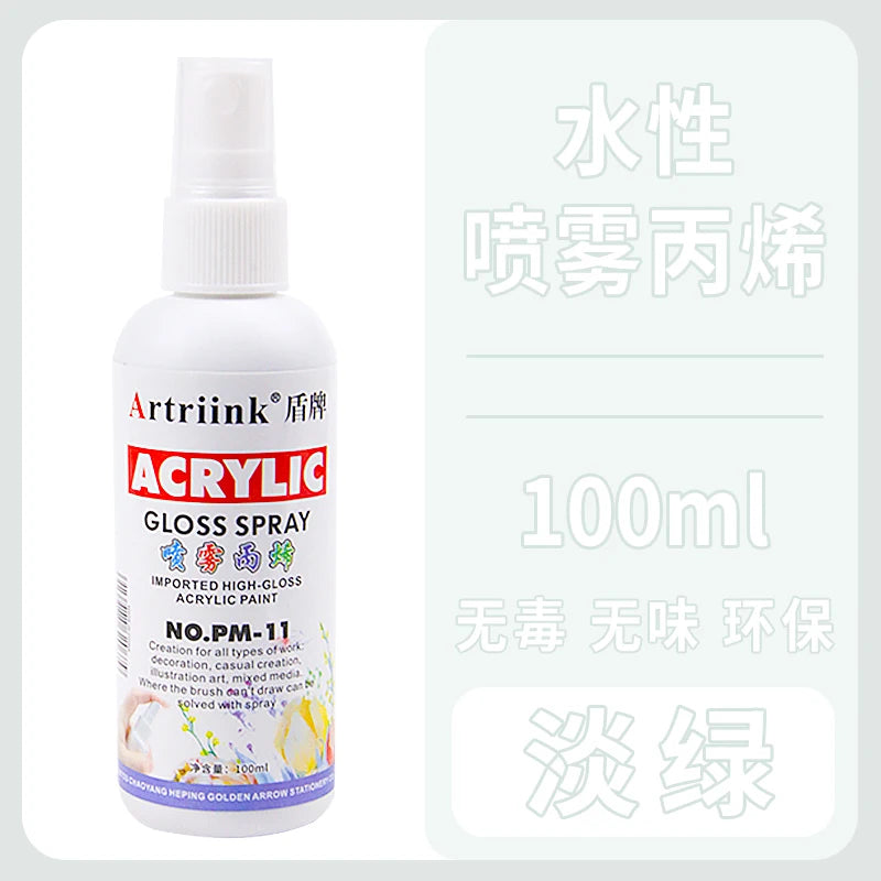 Acrylic Spray Manual Self Spray Paint Wall Painting DIY Water-based Acrylic Pigment Waterproof Sunscreen and Non Fading