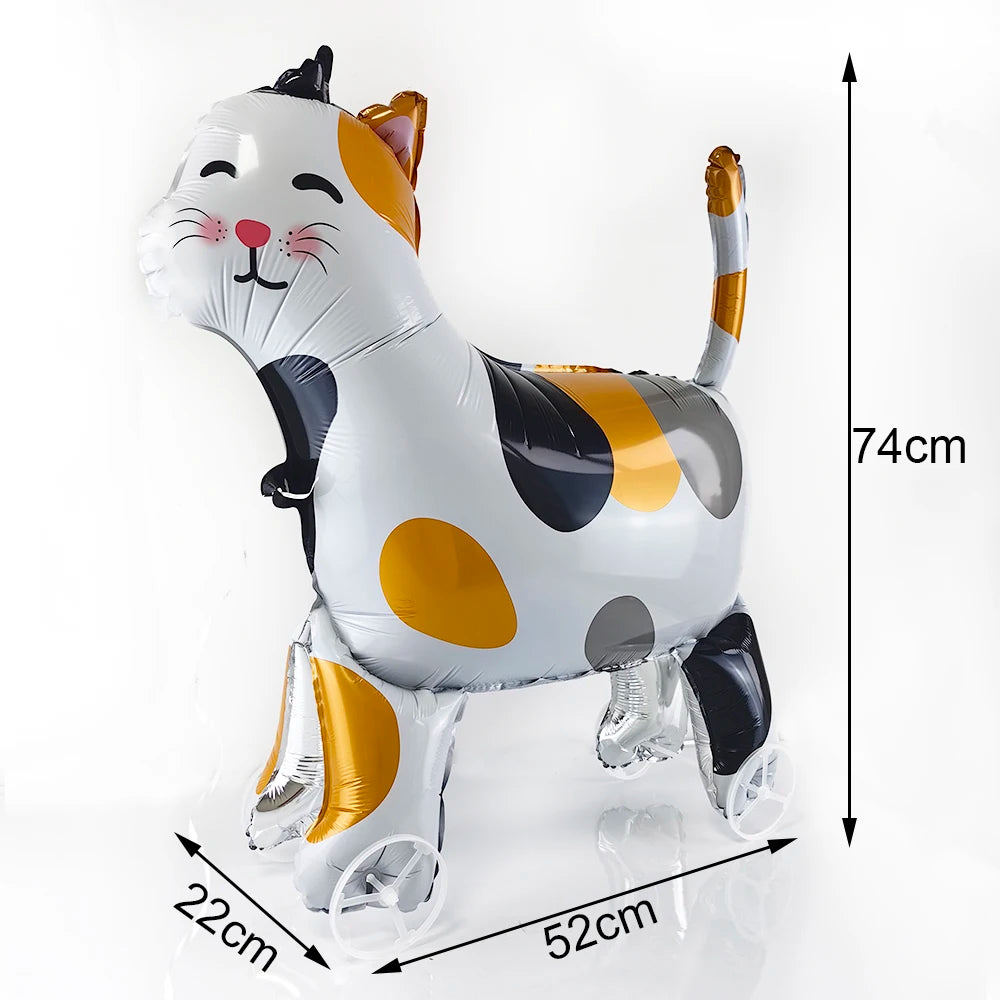 Walking Inflatable Lion Giraffe Balloons Panda Elephant Tiger Safari Animal Balloon Kids Jungle Animal Baby Shower Decorations