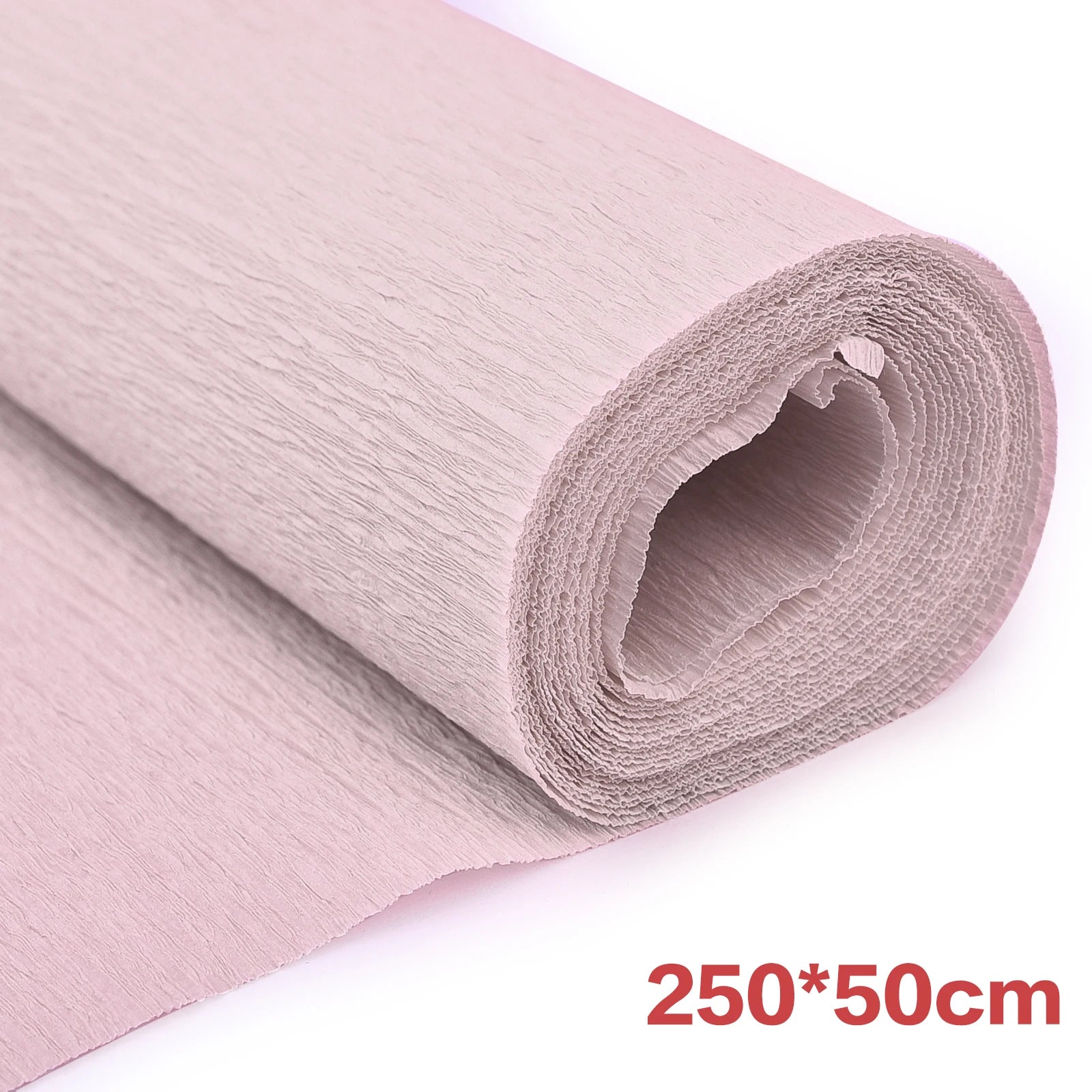 250*25cm Crinkled Crepe Paper Roll Colored Origami Paper Craft DIY Flowers Decoration Gift Wrapping Paper Packing Supplies
