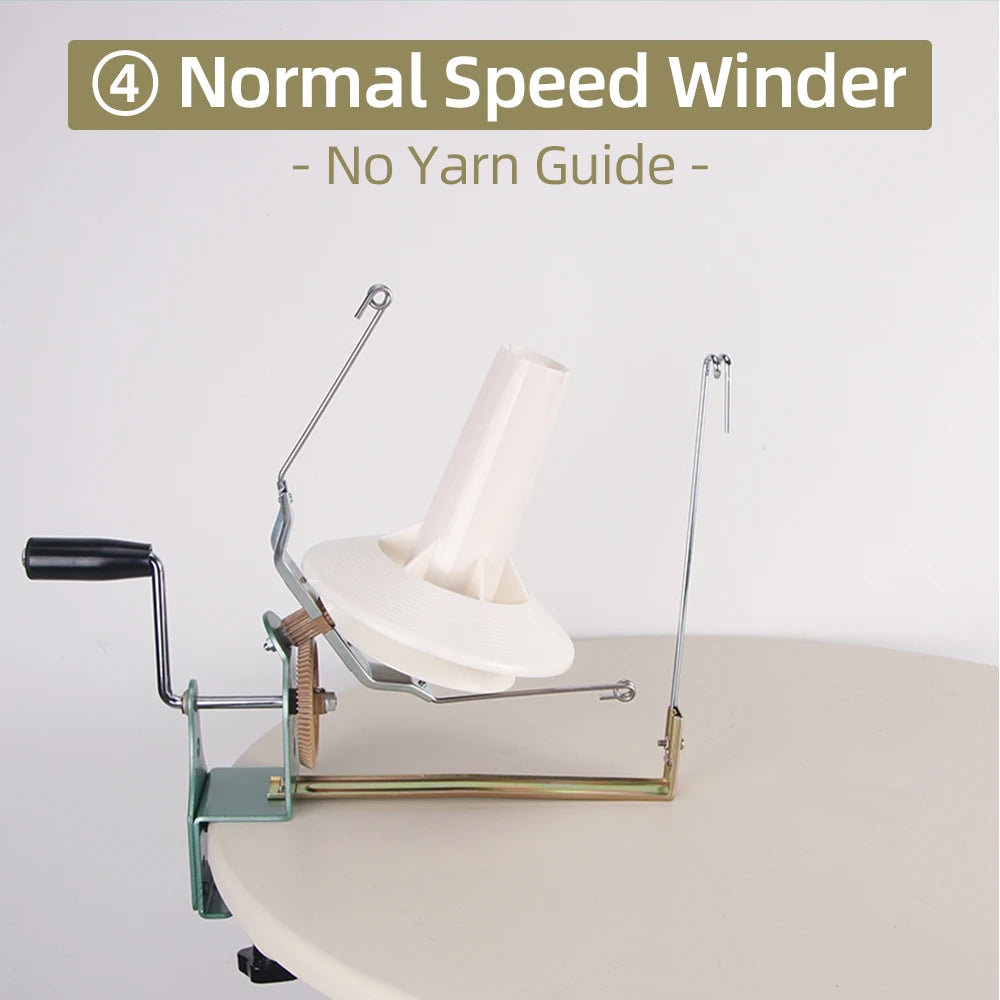 Hand Operated Winding Machine Machine Yarn Ball Winder Hand Operated Easy to Set Up and Use Sturdy with Metal Handle And