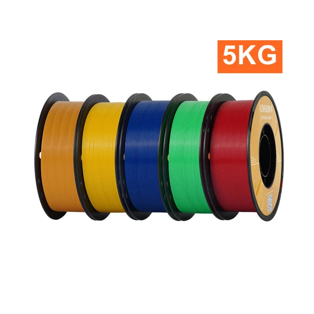 KINGROON PETG 3D Printer Filament 1.75mm 5KG 10KG Mix Color 3D Printing Material 1kg/roll  petg Plastic For FDM 3dprinter