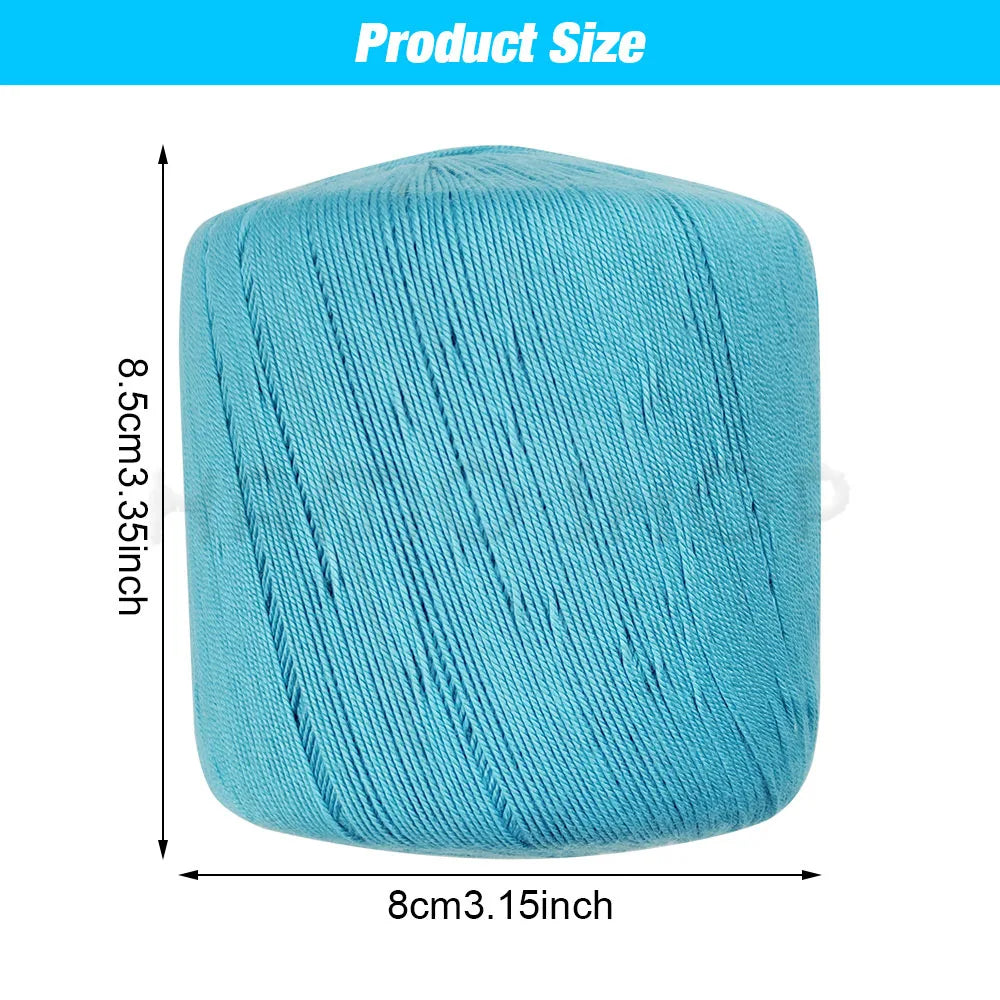 50g Lace Yarn Soft Crocheting Knitting Thread For Handmade Craft DIY Supplies Sweater Handbag Scarves Shawls Hats Making