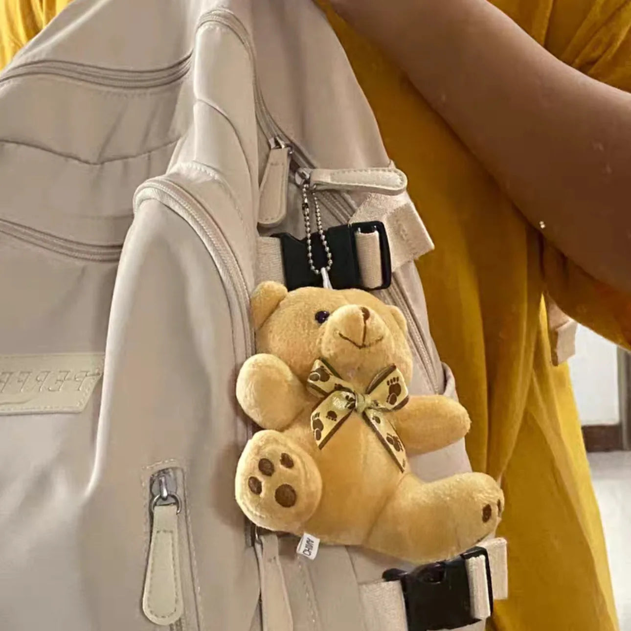 10cm Candy Bear Little Teddy Plush Toy Cute Cartoon Stuffed Soft Animal Pendant Doll Children's Decorative Birthday Gifts