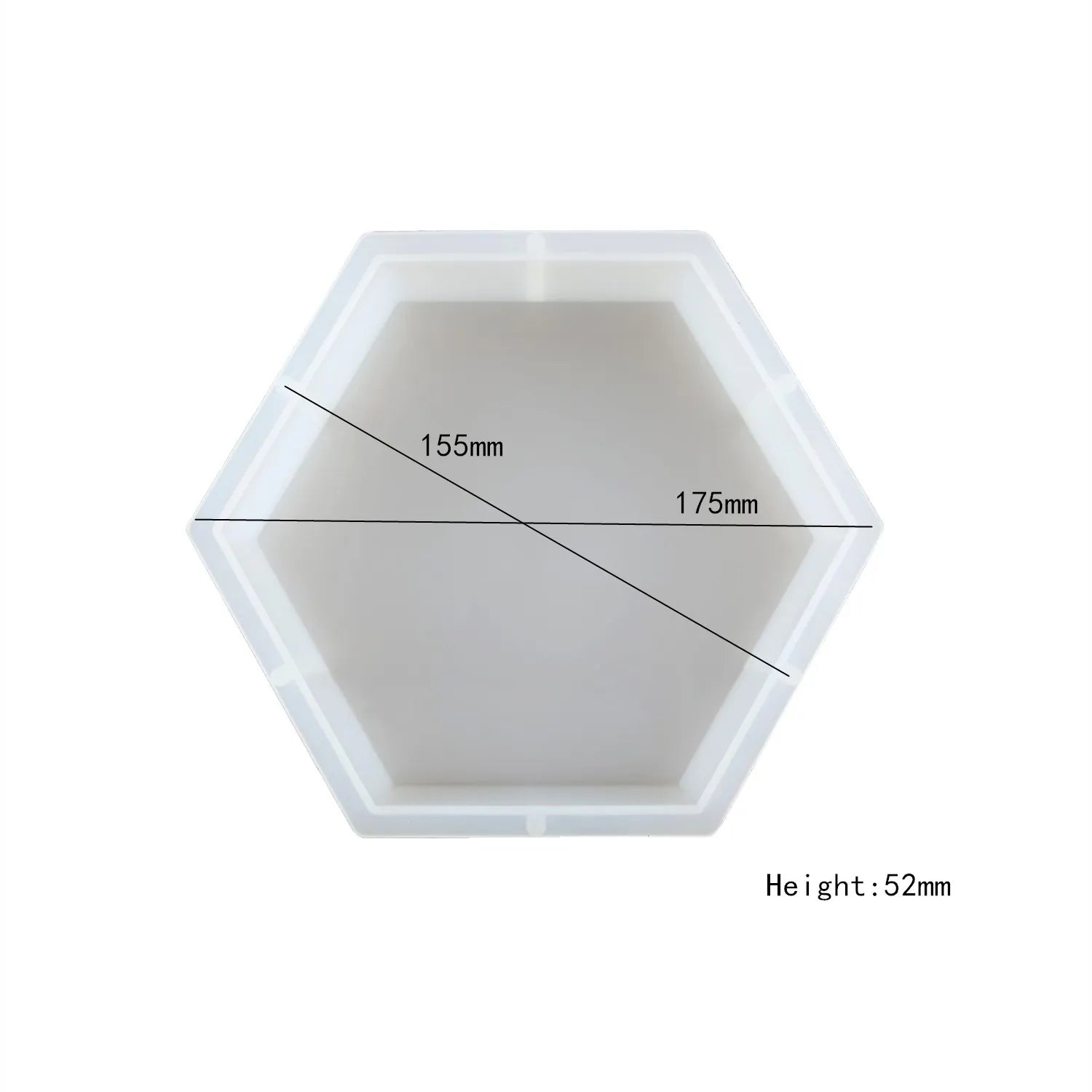 DIY Crystal Silicone Resin Mold Geometry Large Cube Heart Shaped Round Rectangular Mirror Silicone Mold For Resin Casting Making