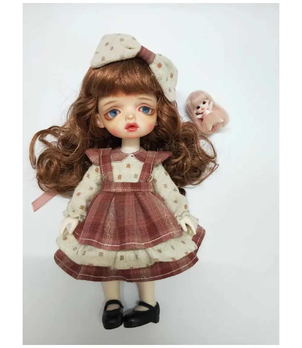 DIY Japan Little Cloth group Yarn-dyed fabric,for sewing Handmade Patchwork Quilting ,Grid Stripe For Sewing Doll clothes