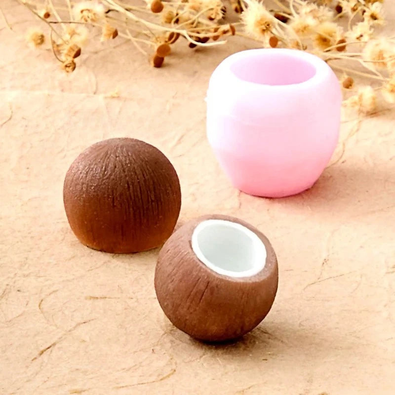 3d Cherry Strawberry Coconut Silicone Molds Fondant Cake Candy Chocolate Mould Baking Tools Cake Decoration Accessories