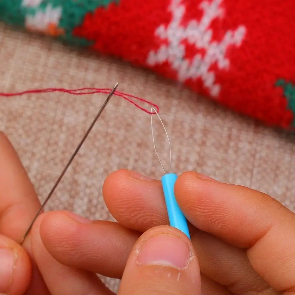 10Pcs Needlework Threading Needle Threaders Sewing Accessories Embroidery Cross Stitch Large Hole Beaded Accessories Handmade