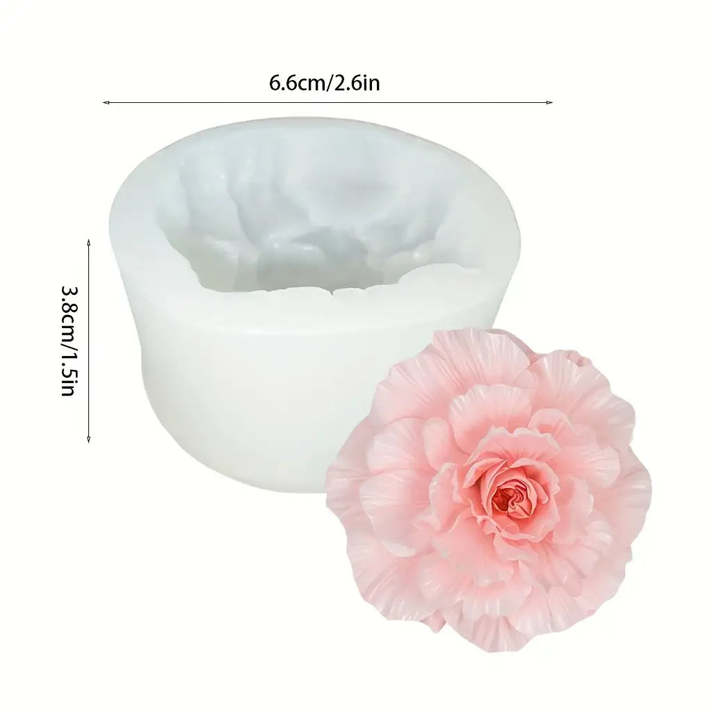 1One Strawberry-Shaped Silicone Mold-3DAromatherapy Candle Wax Mold，DIYBerry Shaped Candle and Soap，Durable、Flexible、Materials T