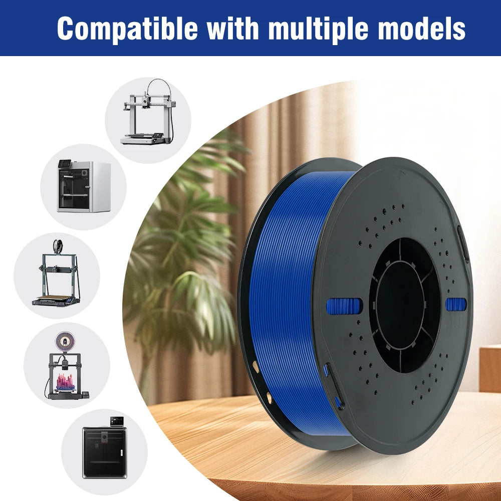 KINGROON PETG 3D Printer Filament 1.75mm 5KG 10KG Mix Color 3D Printing Material 1kg/roll  petg Plastic For FDM 3dprinter