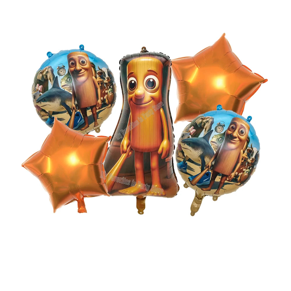 Italian Brainrot Balloon Set Baby Shower Party Ballons Tralalero Tralala TungTungTungSahur Balloons Decoration Photographic Prop