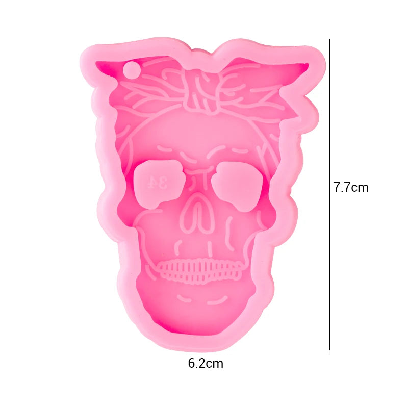 Dog Paw Print Resin Molds Heart Shape Keychain Casting Silicone Molds for Key Chain Pendant Making Epoxy Resin Craft Jewelry DIY